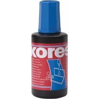 👉 Flesje inkt blauw kinderen 1x navulling voor stempelkussens 27 ml