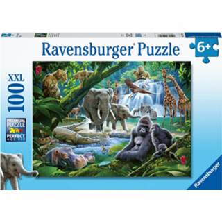 👉 Dierenpuzzel XXL dieren kinderpuzzels Jungle Puzzel (100 stukjes) 4005556129706