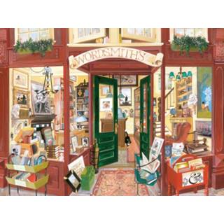 👉 Puzzel Ravensburger 1500 stukjes Wordsmith's Bookshop 4005556168217
