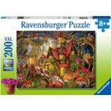 Puzzel XXL Ravensburger Huisje in het bos Legpuzzel 200 stukjes 4005556129515