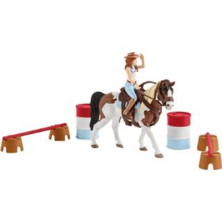 👉 Schleich Horse Club - Hannahs western rijset, speelgoedfiguur 42441 4055744030017