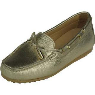 👉 Moccasins leder damesschoenen verwisselbaar normaal vrouwen goud Common Pairs Pairs- BaBouche Moccasin Instapper