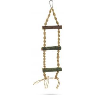 Schommel bruin klein Beeztees Hinto Ladder - Vogelspeeltje 36 x 7 3 cm 8712695190257