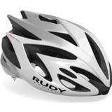 👉 Helm l uniseks zwart grijs Rudy Project - Helmet Rush Fietshelm maat 59-62 cm L, grijs/zwart 655586118573