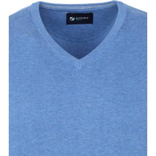 👉 Pullover blauw super stretch XXL male Suitable Vini V-Hals Mid Blue 8720008534360 2900043268024