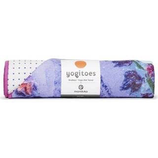 👉 Yoga handdoek mannen multicolor Manduka Yogitoes Skidless - Illuminated Floral 2.0 173 x 61 cm