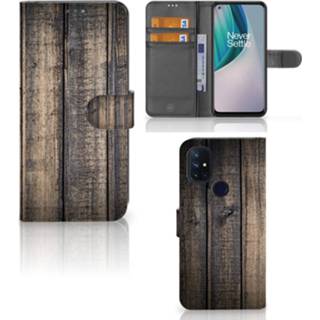 👉 Steigerhout OnePlus Nord N10 Book Style Case 8720215762365