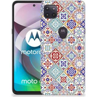 👉 Siliconen hoesje Motorola Moto G 5G TPU Tiles Color 8720215787368