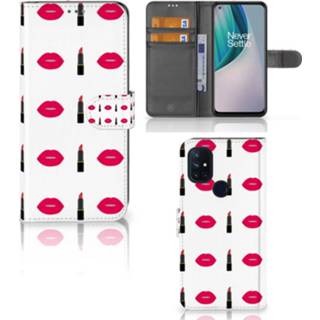 👉 Lippenstift OnePlus Nord N10 Telefoon Hoesje Lipstick Kiss 8720215563399