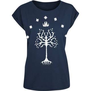 👉 Shirt blauw vrouwen m donkerblauw The Lord Of Rings - Tree Gondor T-shirt 4064854065154