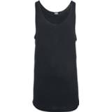 👉 Tanktop zwart mannen m Urban Classics - Long Shaped Open Edge Loose Tank 4053838077337