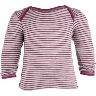 Uniseks baby's grijs roze Engel - Baby-Schlupfhemd Langarm Merino-ondergoed maat 98/104, grijs/roze 4046304169285