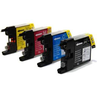 👉 Inktcartridge Brother LC-1280XLBK compatible Multipack inktcartridges zw/cy/ma/ge