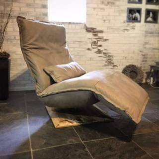 👉 Relaxfauteuil leer Indi Kenia taupe 7446038918901