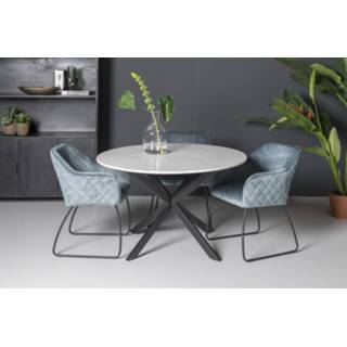 👉 Eettafel wit marmer Jacky | White 120 cm
