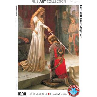 👉 Puzzel engels legpuzzels The Accolade - Edmund Blair Leighton (1000 stukjes) 628136600385