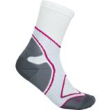 👉 Sock vrouwen zwart grijs wit Bauerfeind Sports - Women's Run Performance Mid Cut Socks Hardloopsokken maat 35-37, grijs/wit/zwart 4057532200190