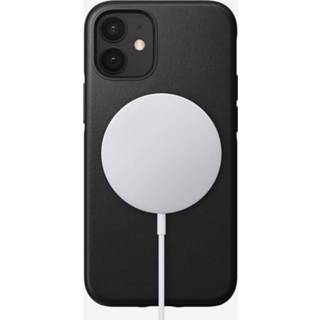 👉 Leather zwart Nomad - MagSafe Case iPhone 12 Mini 5.4 inch 856500019659