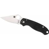 👉 Zwart grijs Spyderco - Para 3 G10 Mes zwart/grijs 4045011145797