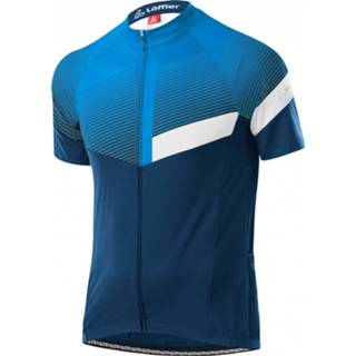 👉 Bike 60 mannen zwart grijs Löffler - Jersey Full-Zip Stream Mid Fietsshirt maat 60, zwart/grijs 9006063748300