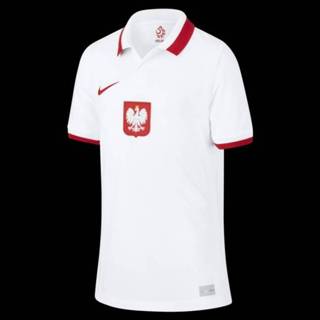 👉 Voetbal shirt XS unisex s XL l m wit kinderen Polen 2020 Stadium Thuis Voetbalshirt voor kids -