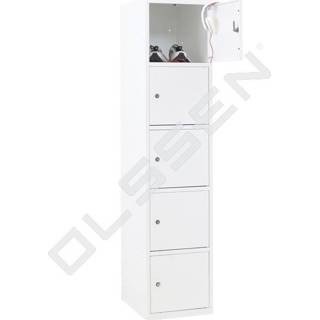 👉 Locker metalen CAPSA met 5 vakken (Brede vakken) 7091132547764