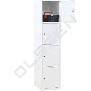 👉 Locker metalen CAPSA met 4 vakken (Brede vakken) 7091133370231