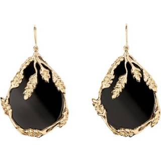 👉 Onesize vrouwen geel Françoise Onyx Earrings 3700762409666