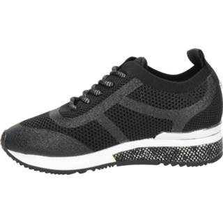 👉 Lage sneakers textiel meisjes zwart La Strada 8720251151659