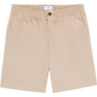 👉 Bermuda male beige Elasticized Waist Shorts