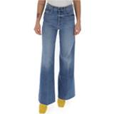 👉 Spijkerbroek W31 W29 W30 vrouwen blauw Wide-leg jeans