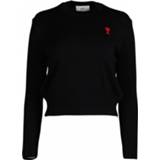 👉 L vrouwen zwart Wool knit