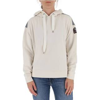 👉 Hoodie l vrouwen wit met logopatch