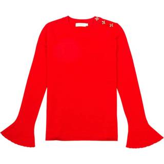 👉 L vrouwen rood Pull en mérinos 3701332714654