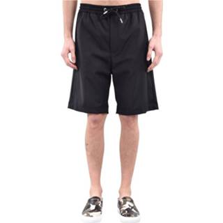 👉 Bermuda male zwart jogging con dettagli