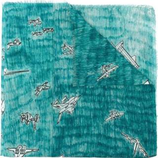 👉 Onesize vrouwen blauw Scarf