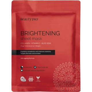 👉 Vitamine unisex BeautyPro Brightening Collagen Sheet Mask with Vitamin C 5060601930934 5060040640524