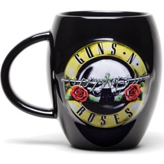 👉 Zwart keramiek Gb Eye Ovale Mok Guns N Roses-logo 440 Ml 5028486398331