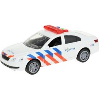 👉 Kunststof wit Toi-toys Politieauto Frictie Met Licht En Geluid 8719904231251