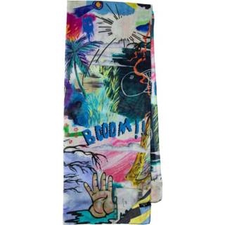 👉 Onesize unisex blauw Chech graffitis blanc bleu vert 11872672