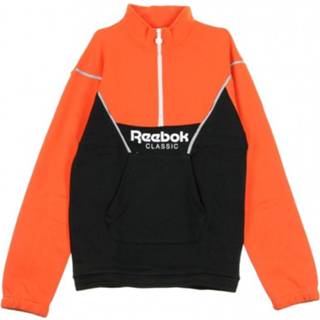👉 Sweatshirt XL male oranje Half ZIP
