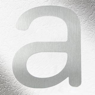 👉 Huisnummer roestvrij staal Huisnummers, goede kwaliteit - letters a