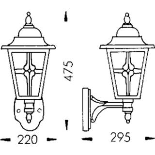 👉 Buitenwandlamp transparant Aantrekkelijke 763 W