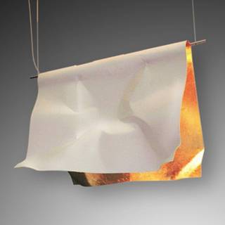 👉 Hanglamp Stendimi met bladgoud, 100 cm