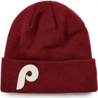 👉 Onesize unisex rood MLB Japan Felt Cuff Phiphico