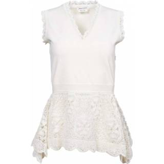 👉 M vrouwen wit Top peplum