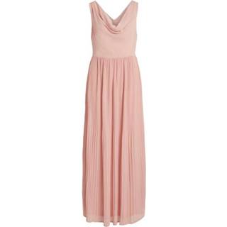 👉 Maxi dres vrouwen roze Vimicada Draped Dress