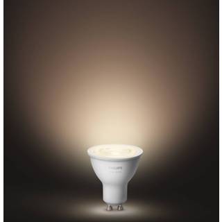 👉 Kunststof IOS app Philips Hue warmwit Amazon Alexa a+ wit White 5,2 W GU10 LED lamp