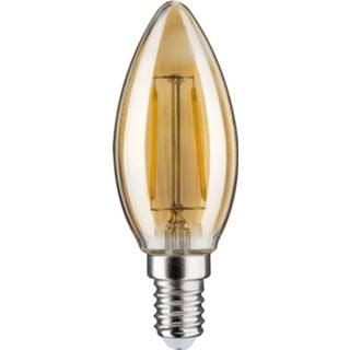 👉 Kaars lamp goud glas warmwit a+ LED kaarslamp E14 4,7W 2.500K goud, dimbaar