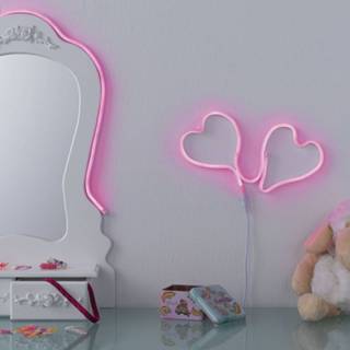 👉 Wit roze Paulmann LED strip neon Colorflex USB 1m pink